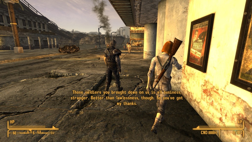 The townspeople give me their thoughts on an NCR garrison.