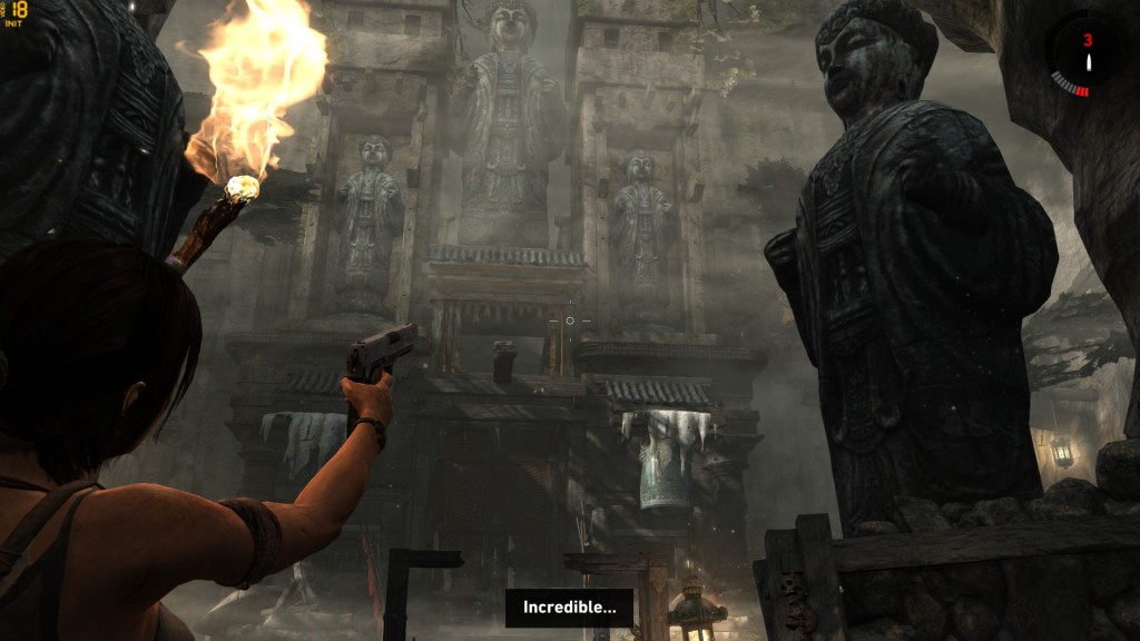 Tomb Raider's environments live up to Lara's awe.
