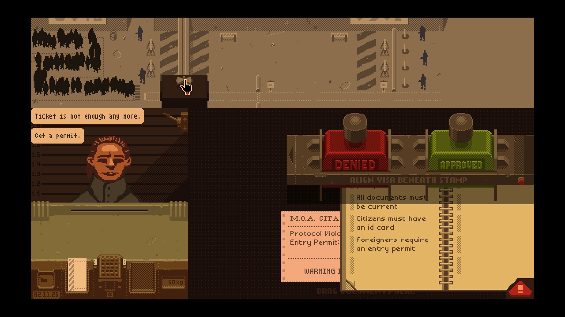 Lucas Pope marks 10 years of Papers, Please with a free demake for your  browser