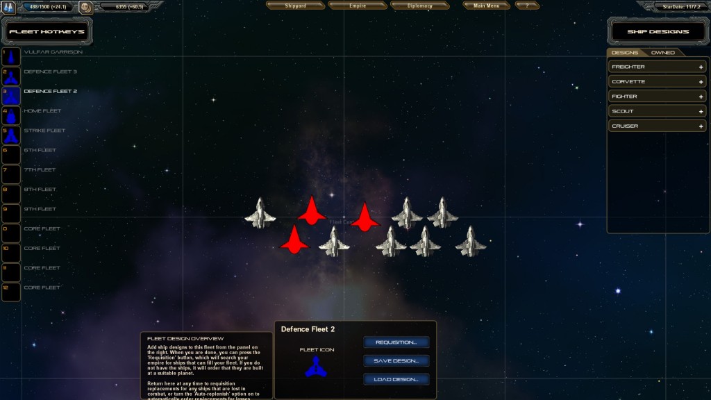 StarDrive fleet screen