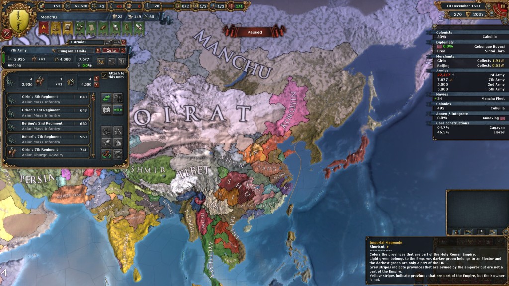 EU4 Fragmented Ming