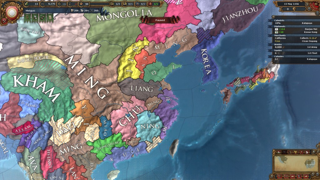 EU4 - Meiguo - Asia glimpse